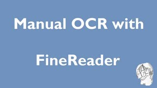 Manual OCR with FineReader [upl. by Tenay]