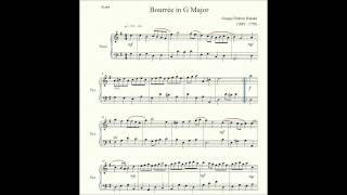 Bourrée in G Major  George Frideric Handel  Piano Repertoire 4 [upl. by Beverlie651]