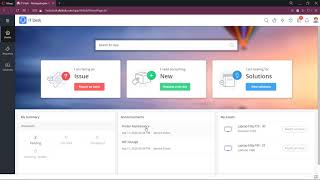 ManageEngine ServiceDesk Plus Cloud Self Service portal [upl. by Yelkao773]