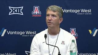 Arizona Football Press Conference [upl. by Oiluarb]