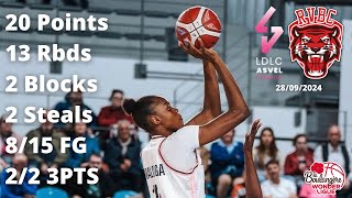 Dominique Malonga 20 Points vs Roche Vendée  LFB 202425 [upl. by Hanleigh]