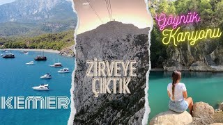 KEMER GEZİLECEK YERLER ⎮Göynük Kanyonu ⎮Olympos Teleferik ⎮Phaselis [upl. by Nerret]