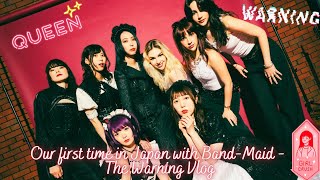 Our first time in Japan with BandMaid  The Warning Vlog 🌸Reaction🌸 [upl. by Jandy]