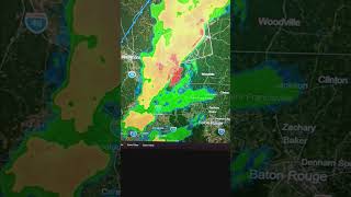 111824 Tornado Warning for Avoyelles Parish in Louisiana by Storm Chaser Nathan Hester [upl. by Haeli]