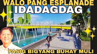 WALONG ESPLANADE IDADAGDAG PASIG RIVER REHAB UPDATE 02082024 [upl. by Jeremiah]