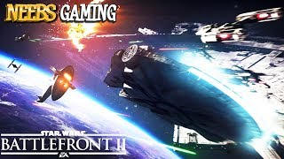 Star Wars Battlefront 2  Tie Fighter vs Millennium Falcon [upl. by Antoinetta274]