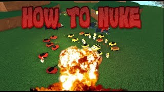 ROBLOX The Conquerors 3 HOW TO NUKE ✓ [upl. by Damita]