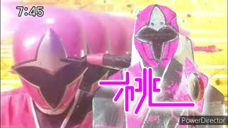 Shuriken Sentai Nininger  Momoninger henshin and Roll Call  SS AND PR arty zone [upl. by Blunk656]