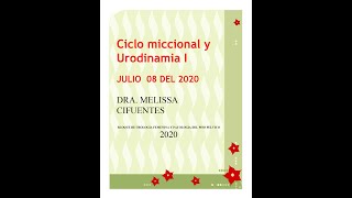 Clase Ciclo Miccional y Urodinamia I  Dra Cifuentes [upl. by Harvison]