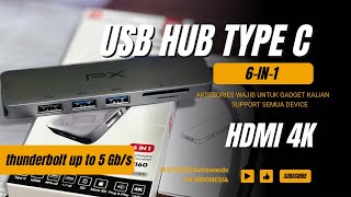 quotAksesories Wajib Untuk gadget USB Hub Type C Original High Speed amp Support untuk Semua Perangkatquot [upl. by Yttiy]