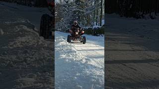 ATV IN SNOW enduropolska enduro [upl. by Haney990]