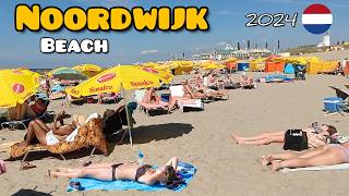 Noordwijk BeachOne of the best beach in the NederlandsHighlights boulevardbeach walksummer 2024 [upl. by Avirt]