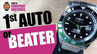 Best first Automatic watch or a Beater watch – Invicta Pro Diver 29177 review [upl. by Anerbas708]