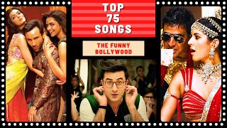 Top 75 FUNNY BOLLYWOOD Songs [upl. by Aedni134]