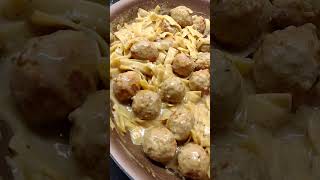 Meatballs and Stroganoff mealsunder20 dinner food meatballs stroganoff [upl. by Jamesy]