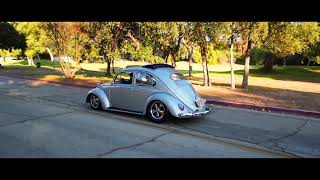 Frank in his 57 Oval at the VW Friendsgiving at Frank G Bonelli Park [upl. by Durston209]