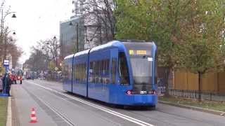 Bombardier Flexity Classic i Konstal 105Na linie cmentarne MPK Kraków [upl. by Kliber]