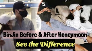 HYUN BIN AND SON YEJIN BEFORE AND AFTER THEIR HONEYMOON SEE THE DIFFERENCE [upl. by Ardeahp]