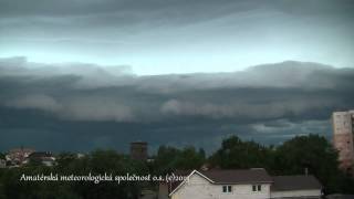 Derechoproducing bow echo storm 482013timelapse [upl. by Martreb631]