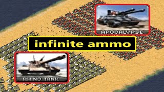 Infinite ammo  Rhino vs Apocalypse  Red Alert 2 [upl. by Notneb916]