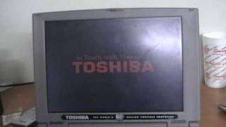 My 1999 Toshiba Satellite Laptop Part 1 [upl. by Zink]