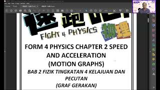 Form 4 Physics Motion Graph [upl. by Vannie]