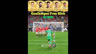 Goalkeeper Free Kick Battle In FC 25 goalkeepersaves freekickgoals eafc25 shortvideo [upl. by Admama]