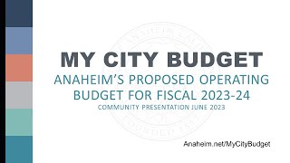 A look at Anaheims proposed city budget [upl. by Nyssa]