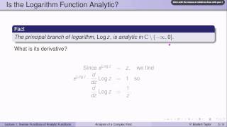 Week4Lecture1 Inverse functions of analytic functions [upl. by Tatiana]