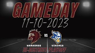 Devine Warhorse Football vs the Lago Vista Vikings BiDistrict 2023 [upl. by Adnahcal]