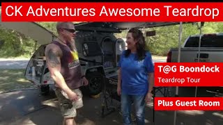 Tg Boondock Teardrop Trailer Tour with CK Adventures at Purtis Creek State Park [upl. by Katuscha]