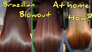 Paano Mag Brazilian Sa Bahay Brazilian Blowout At Home Step By Step Tutorial [upl. by Namajneb]