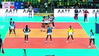 RD CONGO VS TUNISIA  CAVB WOMENS AFRICA NATIONS CHAMPIONSHIP KIGALI 16092021 [upl. by Narra]