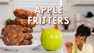 Delicious Apple Fritters  Granny Smith Apples Classic Recipe [upl. by Assirek]