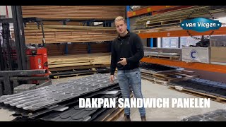 26 Dakpan sandwichpaneel platen  Uit voorraad binnen 2 dagen [upl. by Coumas]