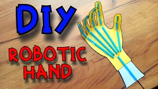 How To Make a Robotic Hand  DIY Paper Robot Hand  Science Project [upl. by Sender]