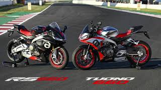 Aprilia RS 660 amp Tuono 660  THE RANGE ON TRACK [upl. by Ajiram109]