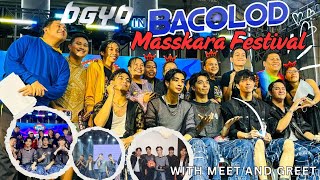 BGYO IN BACOLOD CITY MASSKARA FESTIVAL WITH MEET AND GREET [upl. by Milde]