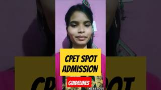 Cpet spot admission phase II details 2024cpet spot selection process 2024phase 2 pg admission 2024 [upl. by Arraik]