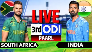 India vs South Africa 3rd ODI  Live Score amp Commentary  India vs South Africa Live IND vs SA Live [upl. by Yattirb]