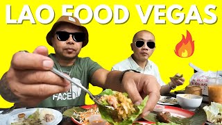 “NAM KHAO” At Lao Kitchen Restaurant In Las Vegas Is FIRE 🔥 Lao Street Food 🔥 [upl. by Eadas]