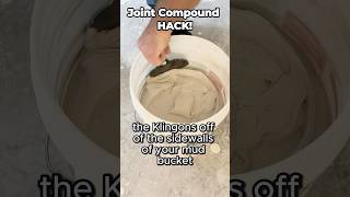 Joint Compound HACK Using WATER in Increase its Life diydrywall hangingdrywall homeimprovement [upl. by Ethbun]