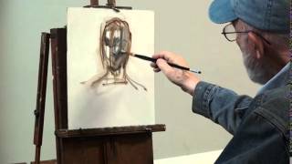 Max Ginsburg Portrait Painting Demo  part 1 [upl. by Norma]