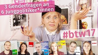 3 Genderfragen an 6 Jungpolitikerinnen [upl. by Mialliw]