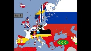 Europe Timeline of National Flags Part 2 [upl. by Dupre]