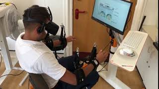 Virtual Reality Upgrade for DIEGO Arm Robot from Tyromotion [upl. by Nnylanna]