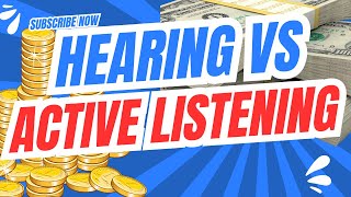 Hearing Vs Active Listening [upl. by Sybille422]