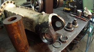 Forklift Axle Housing Repair [upl. by Obed]