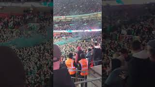 IRELAND 🇮🇪 NATIONAL ANTHEM AT WEMBLEY football uefanationsleague ENGLAND5IRELAND [upl. by Ludie]