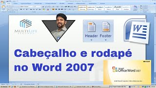 Editando margens para cabeçalho e rodapé no Microsoft Word 2007 por Mauricio Cassemiro [upl. by Mukul]